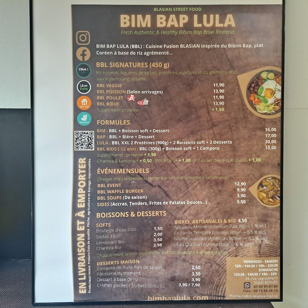Bim Bap Lula Rennes - Menu Image 3